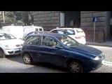 Napoli - Lo sciopero dei Tassisti blocca il centro città 1 parte