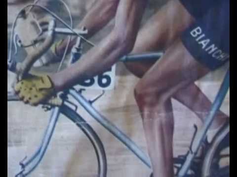 Napoli - Mostra fotografica su Fausto Coppi - L'airone alto nel nostro cielo