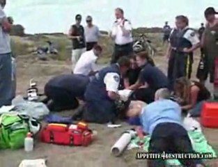 And he crushed nearly every bone in his lower body