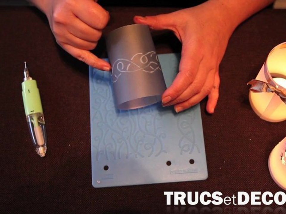 Mise en relief d'un photophore en calque - TrucsetDeco.com