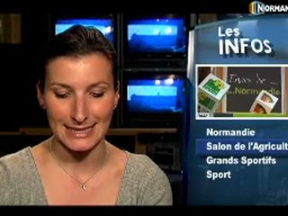 Normandie TV - Les Infos du Lundi 21/02/2011