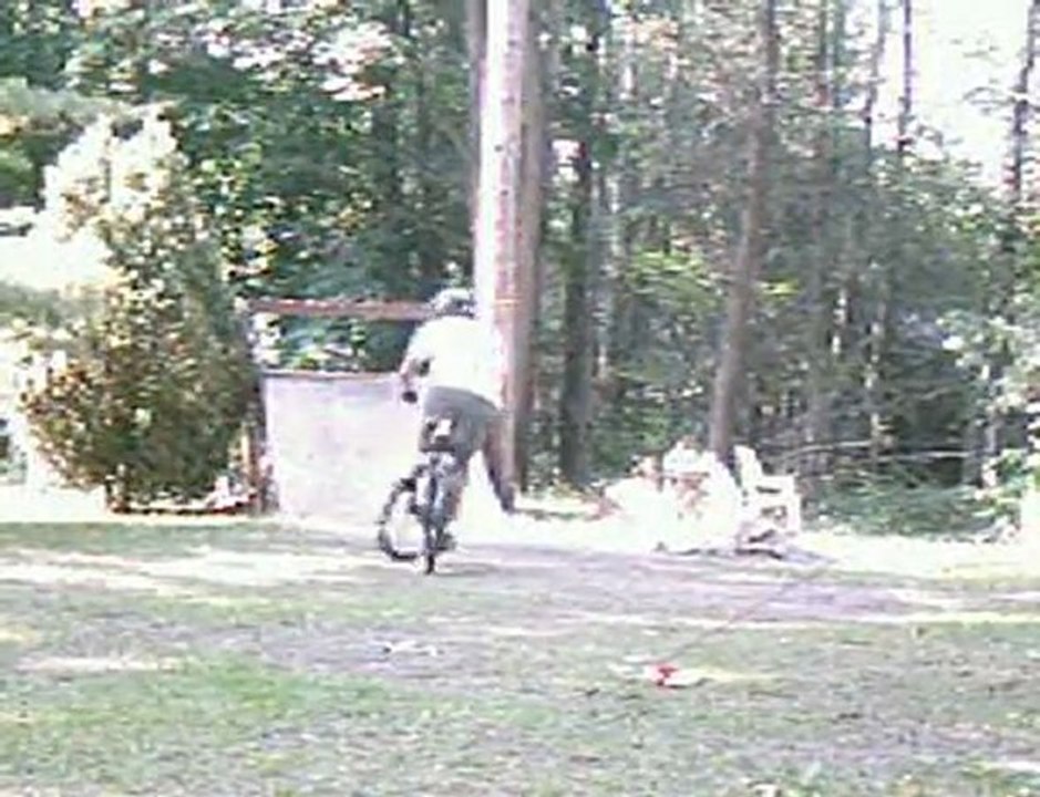 BIKE Trick 1 - Fakie to Half Cab to 180 to Fakie to Half Cab