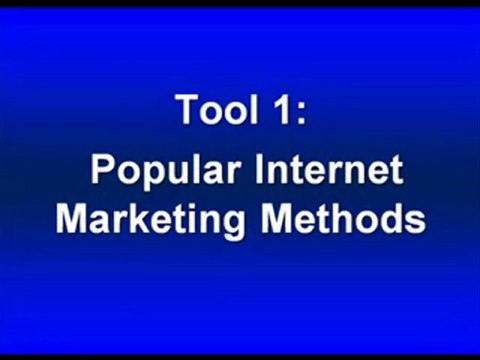 Popular Internet Marketing Methods