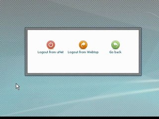 Logging out of Webtop