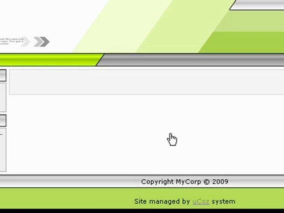 Logging in to website admin bar