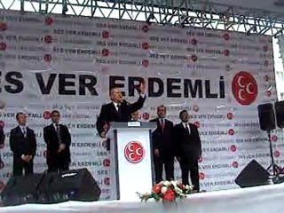 MHP Genelbaşkanı Devlet Bahçeli Mersinde