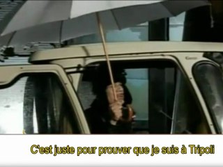 Mouamar Kadhafi: brève apparition à la tv nationale