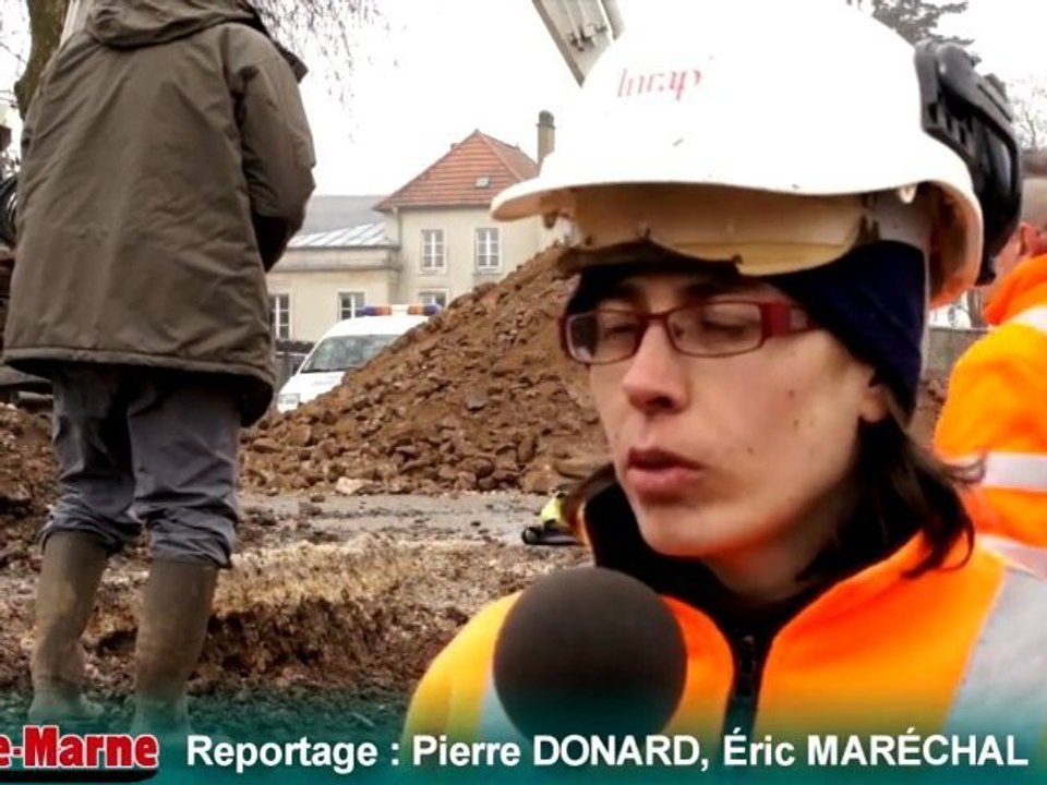 Fouilles archéologiques préventives place Bel Air à LANGRES