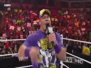 Cena makes fun of the Rock