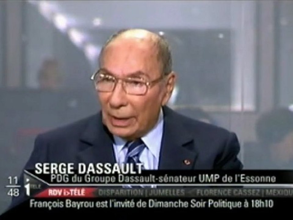 Serge Dassault - 35 h - Les Clés de l'Eco - 13-02-2011