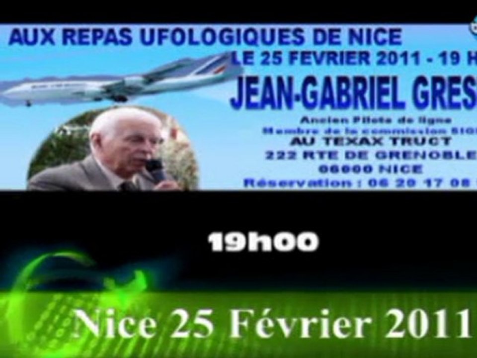 Repas Ufologiques Niçois le 25 Février 2011