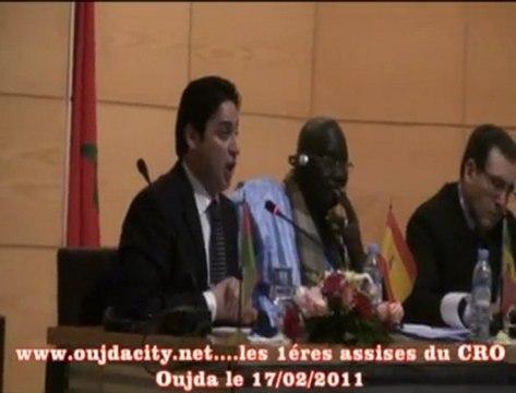 Omar Hjira les 1éres assises de la cooperation . D.O.oujda