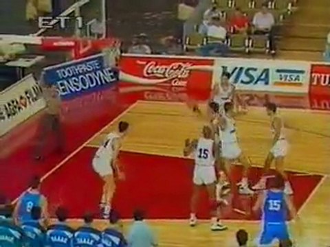 ΓΑΛΛΙΑ-ΕΛΛΑΔΑ 59-61(ΠΡΟΗΜΙΤΕΛΙΚΟΣ ΕΥΡΩΜΠΑΣΚΕΤ 1993) 1/4
