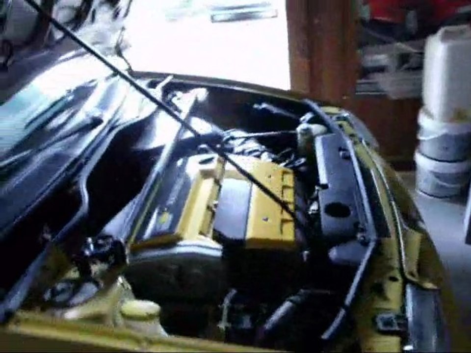 Démarrage megane version cup