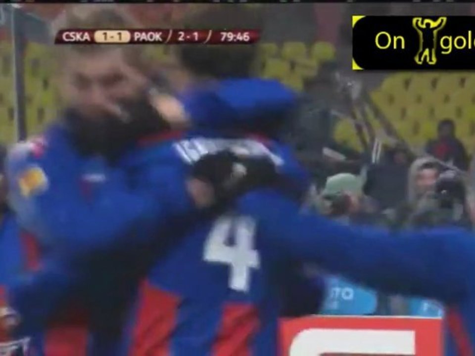 CSKA Moscovo 1-1 PAOK (22-02-2011)
