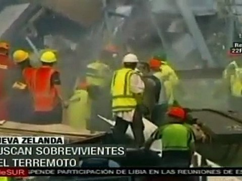 Sismo en Nueva Zelanda, al menos 65 muertos