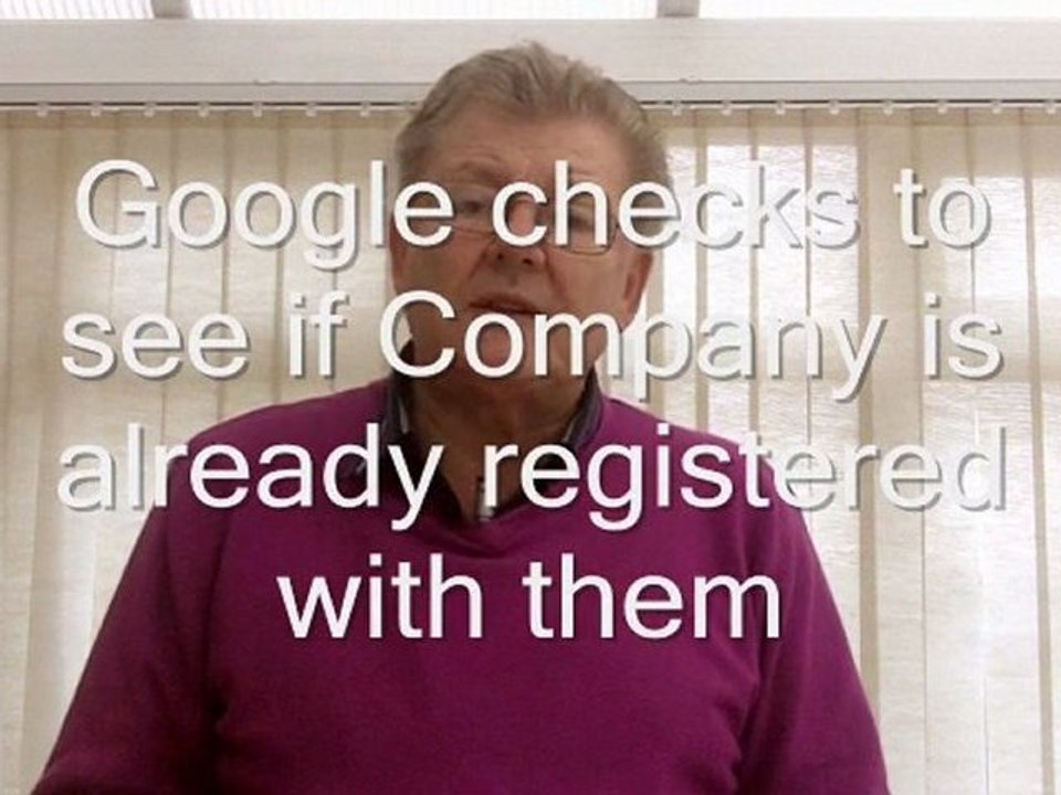 Google Places-How to- video showing how to claim your Googl
