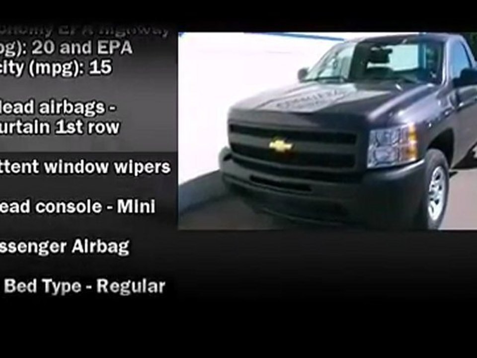 2011 Chevrolet Silverado 1500 Work Truck - Reg cab