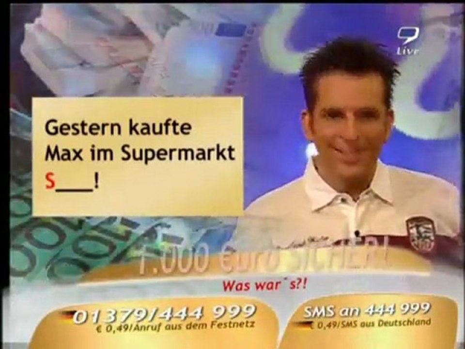 Thomas Schürmann 9live Salzfleisch