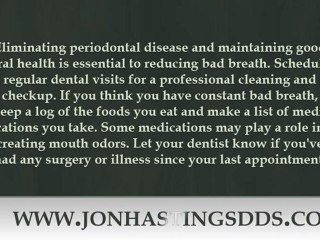 Boise Idaho Dentist specialist on bad breath