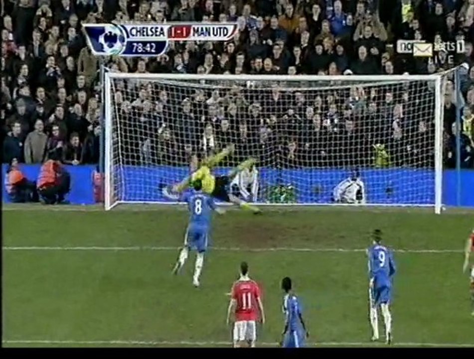 chelsea man united 2-1 lampard me penalti