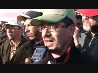 Déclaration de M. Manar et de H. Bennajeh (manif 20/02 Maroc