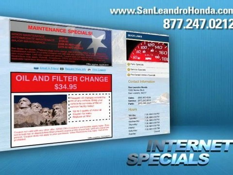 Honda Discount Oil Change Service - Oakland CA ,