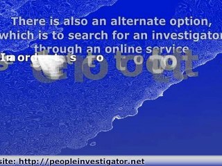 How To Find A Good People Investigator