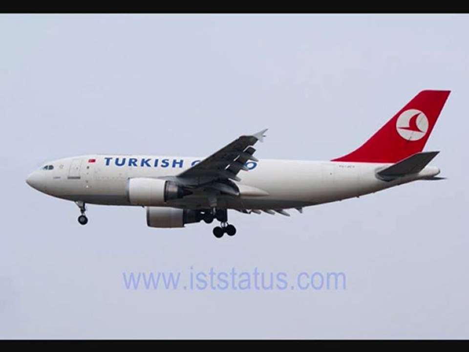 THY A310 GAZ KOLU TAKILI KALDI
