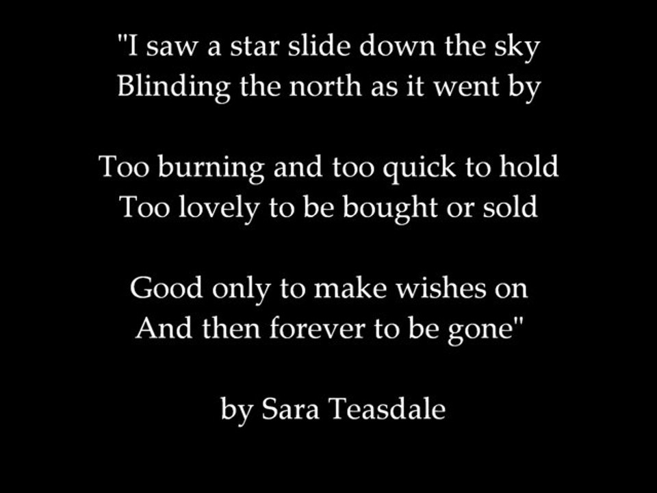 Sofiya sings poem of Sara Teasdale/Sofiya śpiewa wiersz Sary