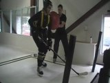 Hockey Stability Training on Skating Treadmill