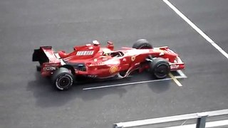Ferrari Felipe Massa practice start @ Spa