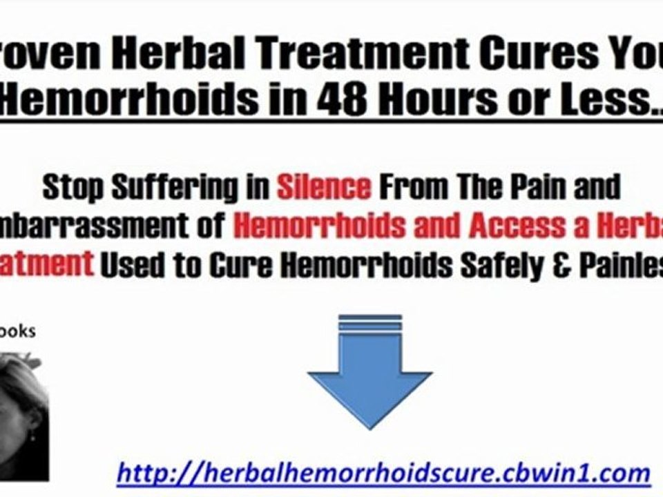 Herbal Hemorrhoids Cure - Safely & Painlessly