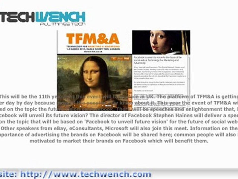 "Facebook with its aspect of future vision"
