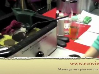 Massage aux pierres chaudes