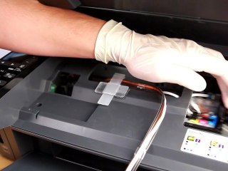 СНПЧ для Epson Stylus SX420W  - Установка