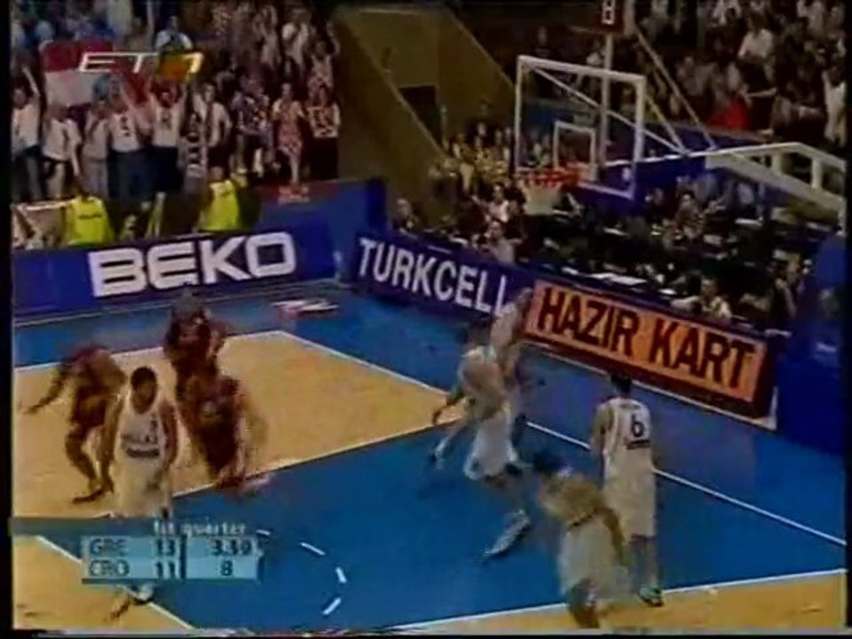 ΕΛΛΑΔΑ-ΚΡΟΑΤΙΑ  77-76(ΕΥΡΩΜΠΑΣΚΕΤ 2003)  1/5