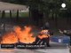 Greek riot police and protestors clash in... - no comment