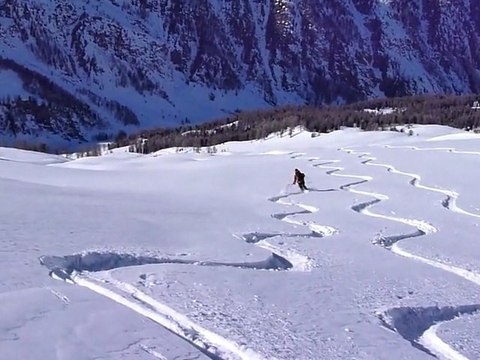 Isa au pic Ségure 2