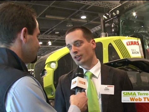 Tombée de rideau sur l'axion 900 de Claas