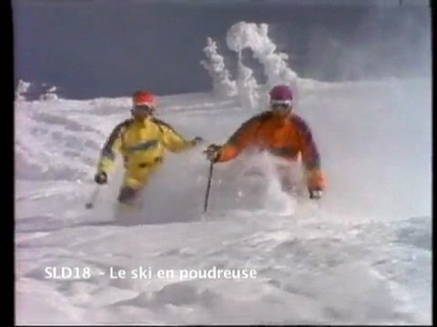 Apprentissage du ski en poudreuse - cours pour débutant
