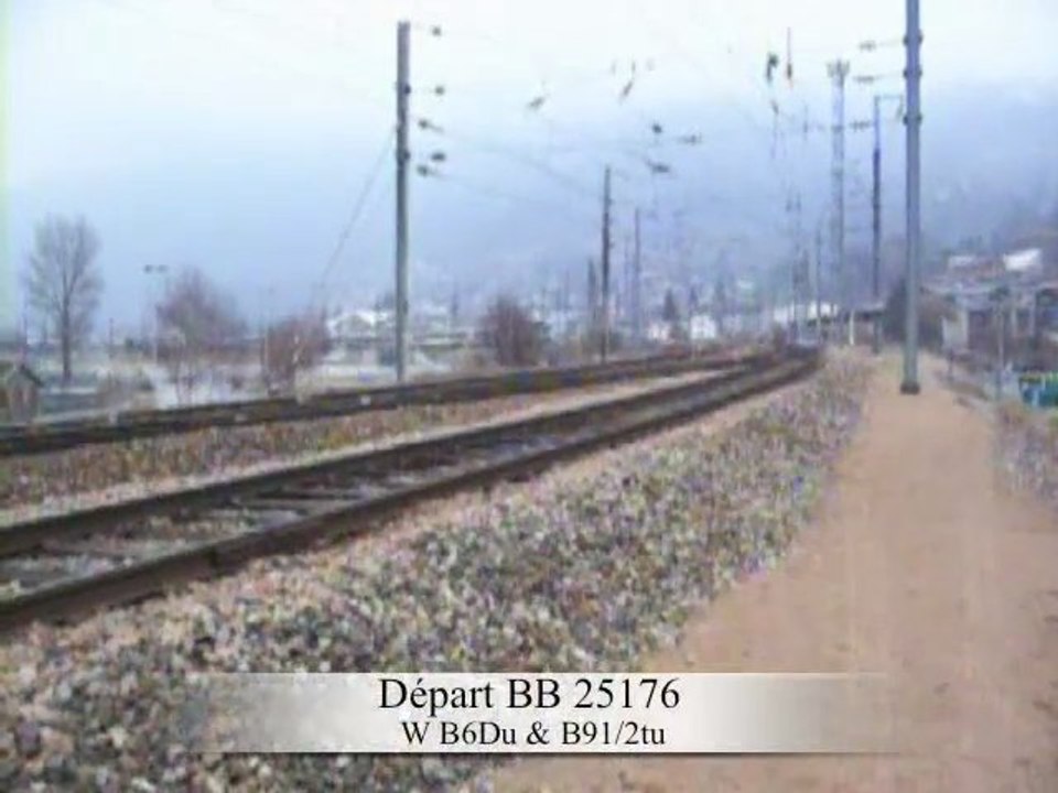 Quelques trains en Rhône Alpe : les BB 25150