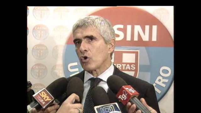 Casini - Serve pacificazione tra le forze politiche