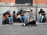 Artistes de rues dans Temple Bar