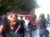 Grecia - La banca di Atene data alle fiamme (filmato amatoriale)