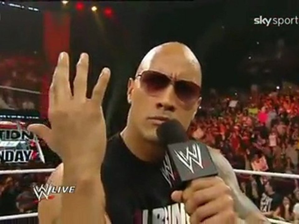 The Rock Returns And Talks To John Cena