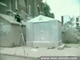 skater falls through roof