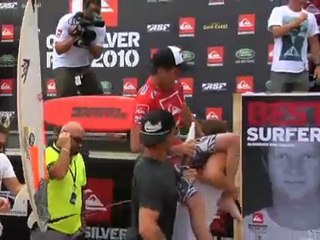 Taj Burrow and Sally Fitzgibbons talk about the 2011 ASP season opener...