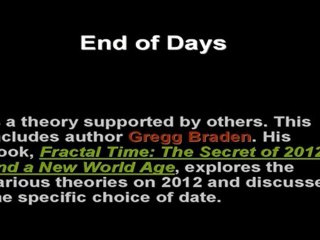 End of The Days-Apocalypse 2012 : Why 2012?