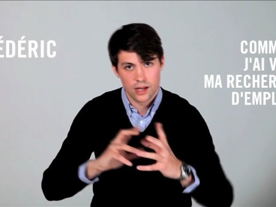 Recherche d’emploi, comment je l’ai vécue ? Frédéric, 24 ans
